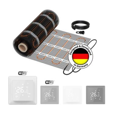 Wandheizmatten WARMON CLASSIC LIGHT 100 W/m² mit Thermostat ТS 100 Serie