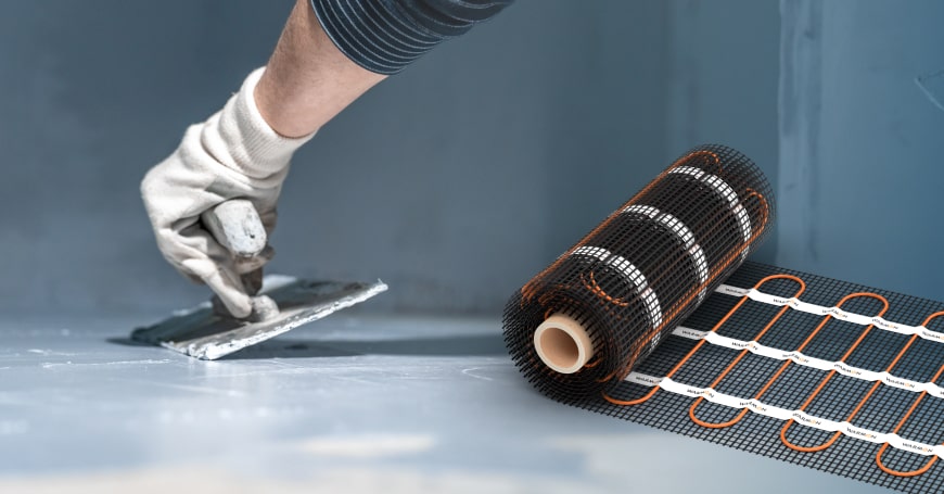 Fußbodenheizung im Bad: Sicher und wasserdicht installieren