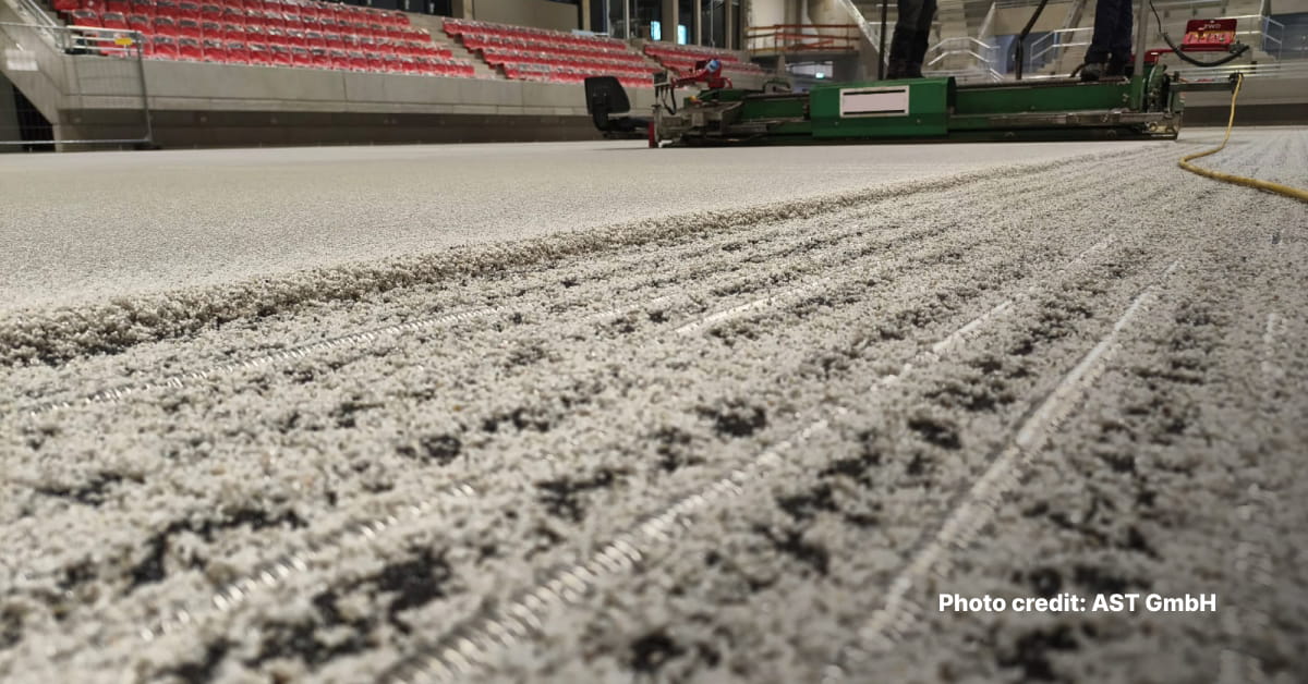 Großprojekt Eishalle mit Stahlmann Edelstahl-Wellrohren